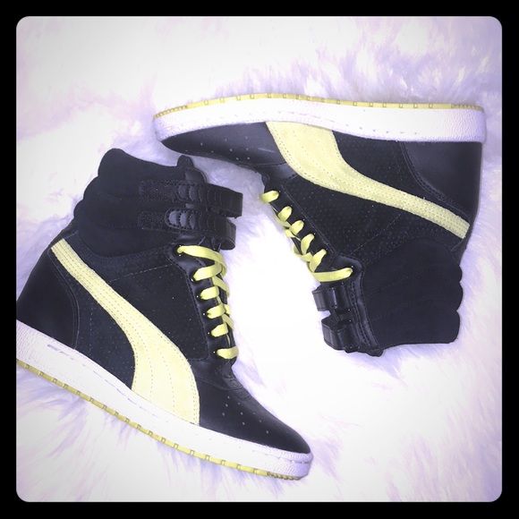 puma hidden wedge sneakers